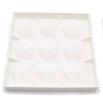 Duurzame Display voor Cubes in 3D geprint bio plastic, basic