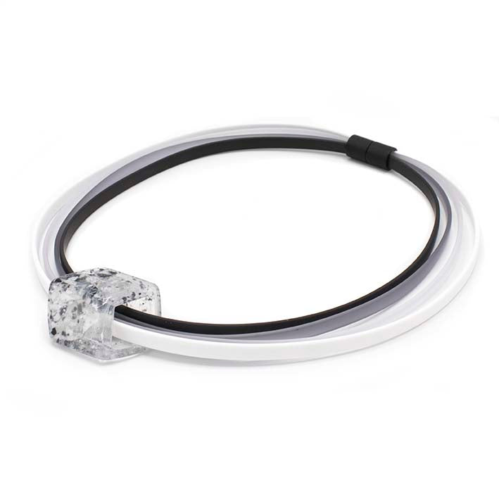 Rubber ketting  multilijns Ribbon Graffiti