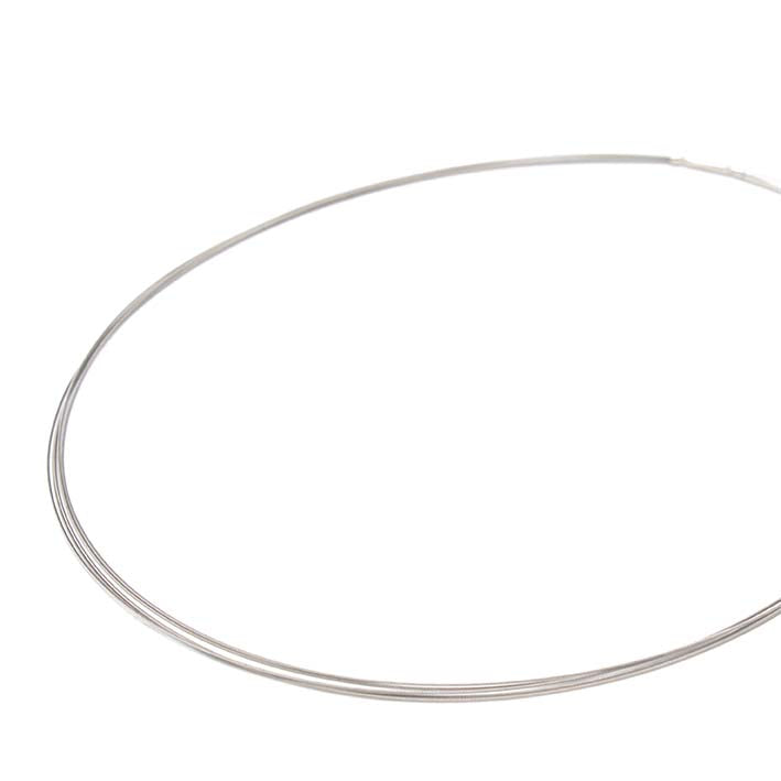 Ketting met mini cubes, blauw goud