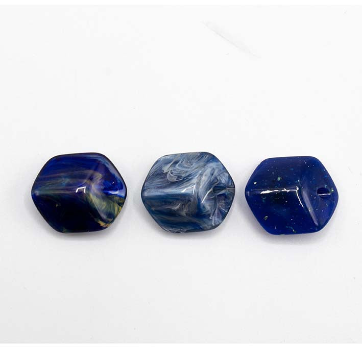 Ketting met mini cubes, blauw