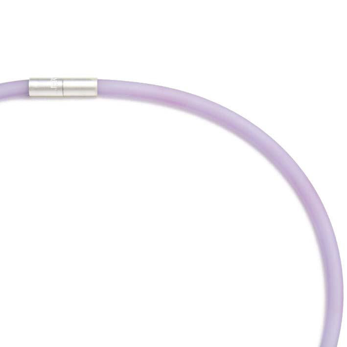 Rubber ketting,1 lijn, Lavendel