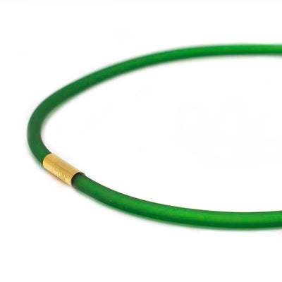 Rubber ketting, 1 lijn, Flessegroen