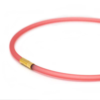 Rubber ketting, 1 lijn, Koraal