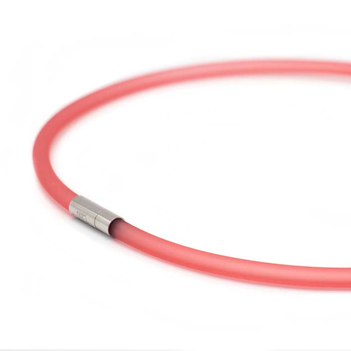 Rubber ketting, 1 lijn, Koraal
