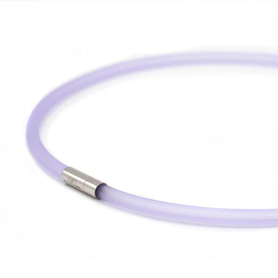 Rubber ketting,1 lijn, Lavendel