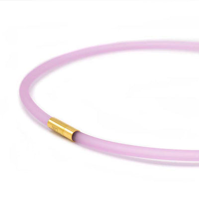 Rubber ketting,1 lijn, Roze