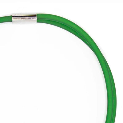 Rubber ketting 2 lijns, flessegroen