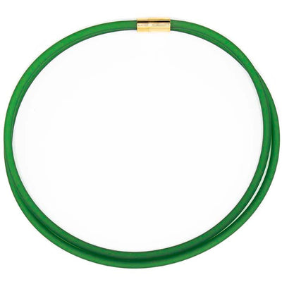 Rubber ketting 2 lijns, flessegroen
