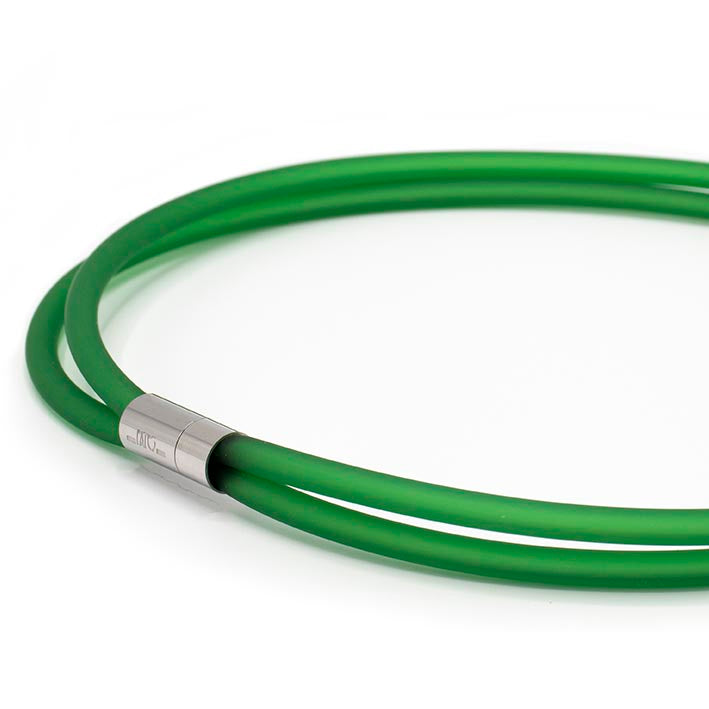Rubber ketting 2 lijns, flessegroen