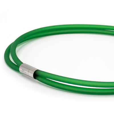 Rubber ketting 2 lijns, flessegroen