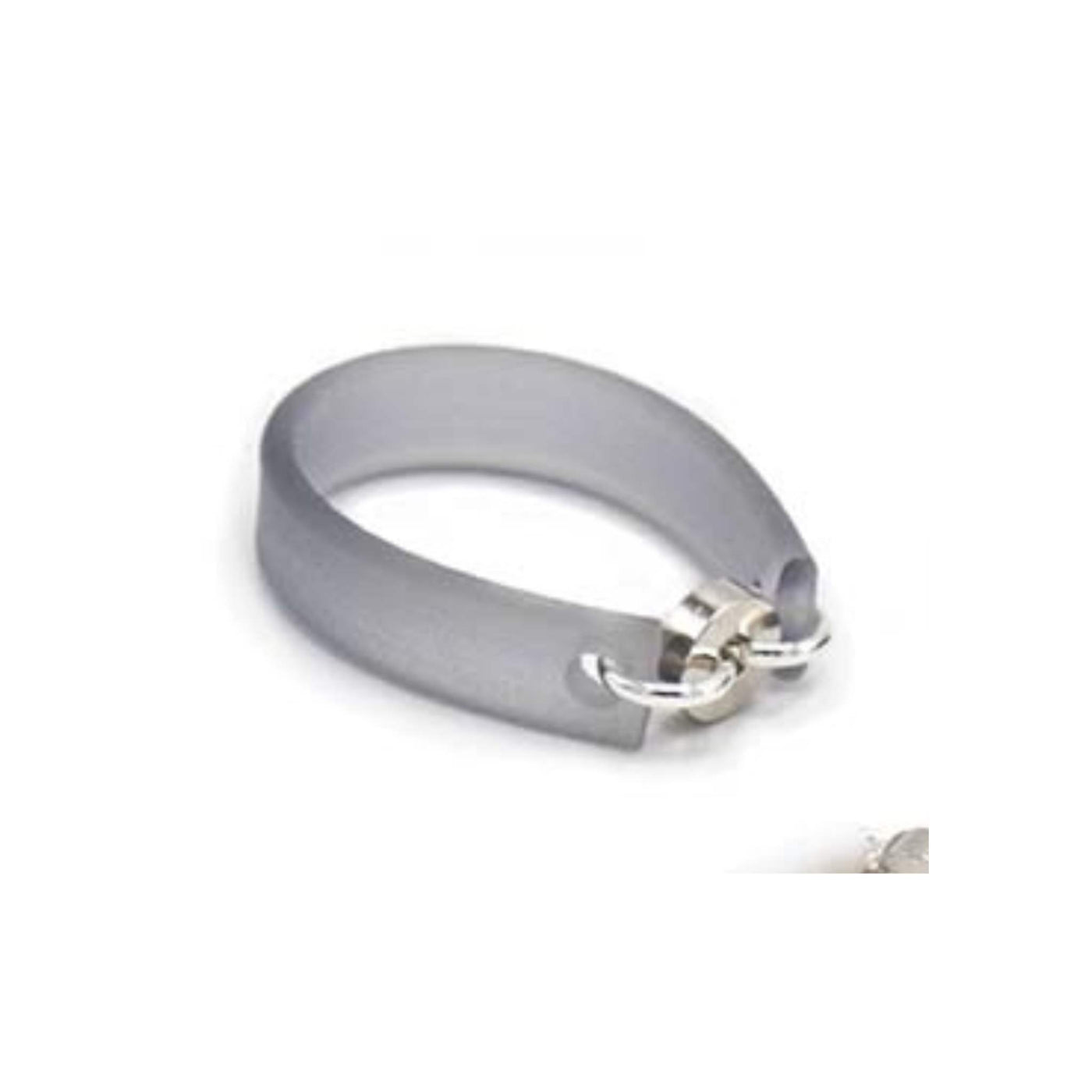 Zero waste ring in grijs plat rubber 