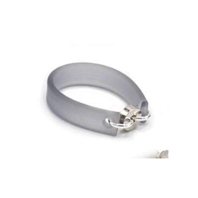 Zero waste ring in grijs plat rubber 