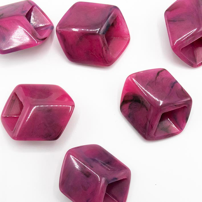 Cube hanger Black Pink shiny