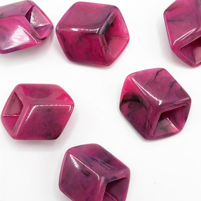 Cube hanger Black Pink shiny