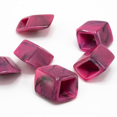 Cube hanger Black Pink shiny