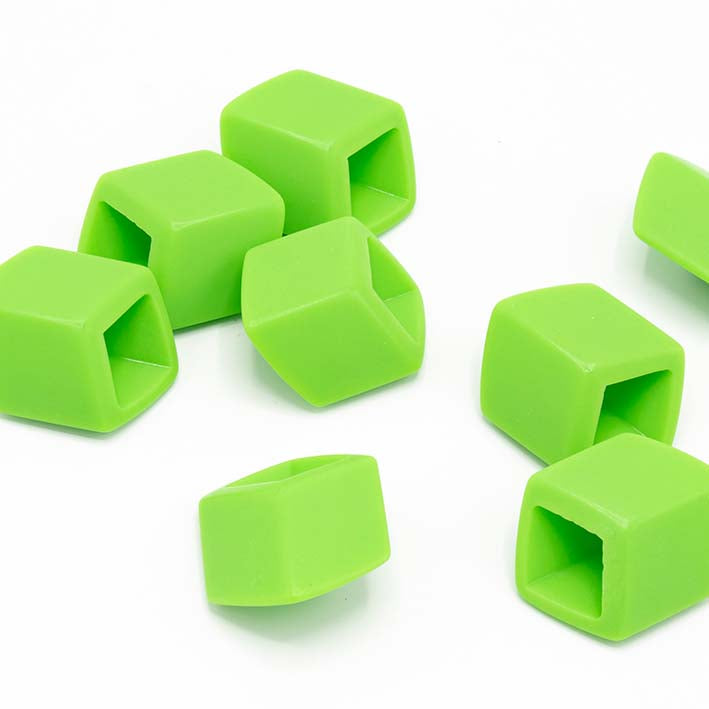 Cube hanger neon groen