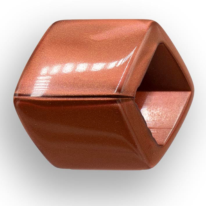 Cube hanger Copper Brown shiny