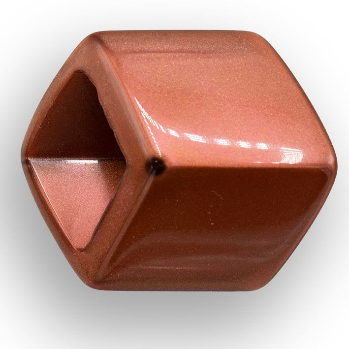 Cube hanger Copper Brown shiny