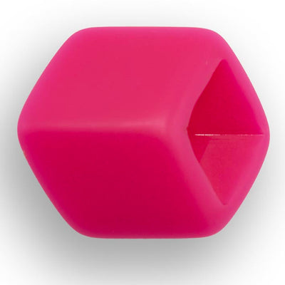Ketting van KURK 1 lijns met Cube Power Pink - FEESTCOLLECTIE -