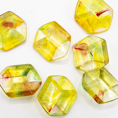 Cube hanger Summer Sparkle transparant glitter