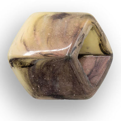 Ketting van RUBBER 1 lijns met Cube Toundra - FEESTCOLLECTIE -