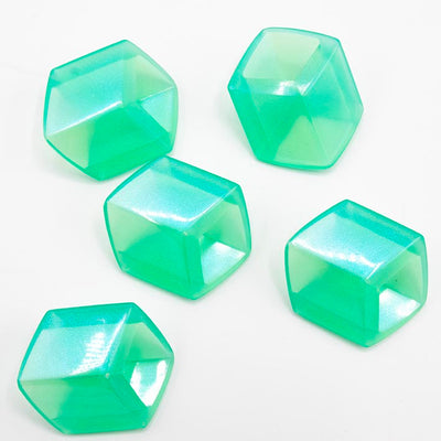 Cube Aquatic, semi transparant met gloed