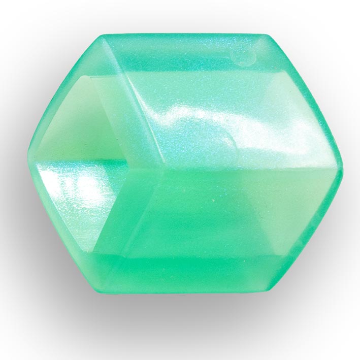 Cube Aquatic, semi transparant met gloed