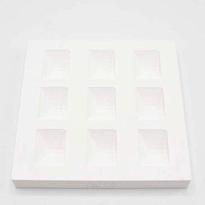 Duurzame Display voor Cubes in 3D geprint bio plastic, basic