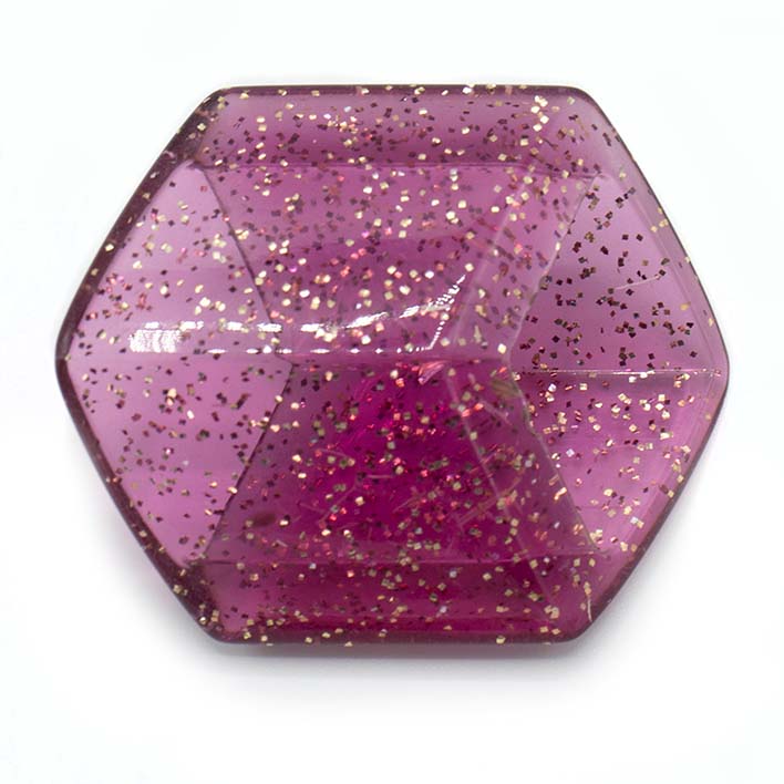 Cube hanger Magenta Glitter