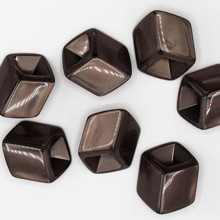 Cube hanger Mahogany Shiny