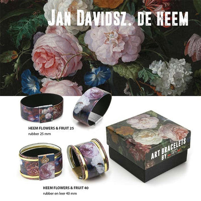 Art Bracelet, De Heem Flowers, 40mm