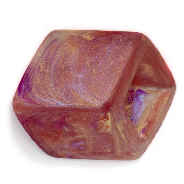 Cube hanger Rose shiny