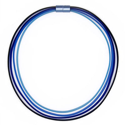 Ketting van rubber, Ribbon,  Blauw