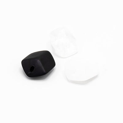 Set van drie Mini Cubes in wit/zwart