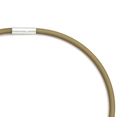 Rubber ketting,1 lijn, Olijf