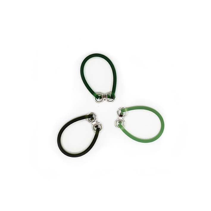 Zero waste ring, Bits & Pieces, set van 3 in groen mix