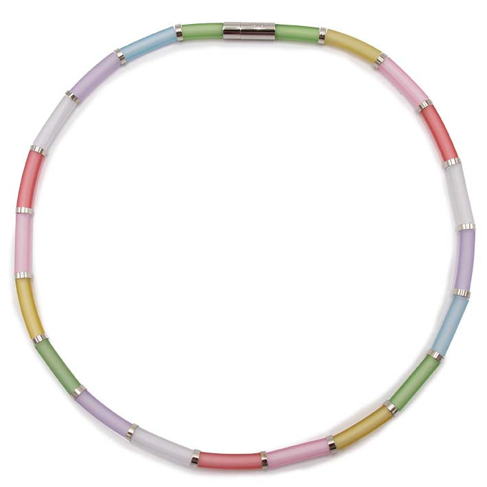 Bits & Pieces, ketting zero waste regenboog pastel