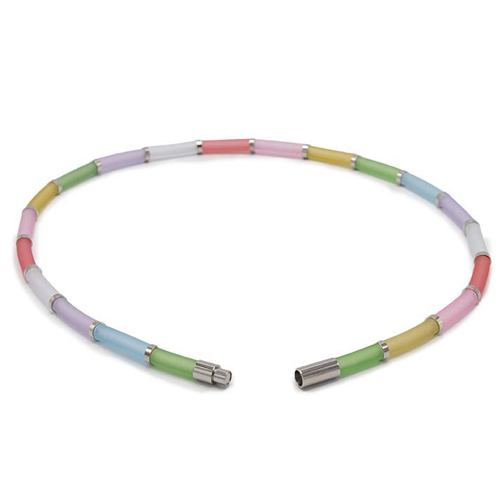 Bits & Pieces, ketting zero waste regenboog pastel