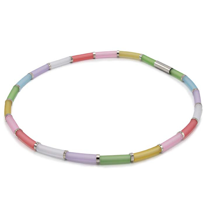 Bits & Pieces, ketting zero waste regenboog pastel