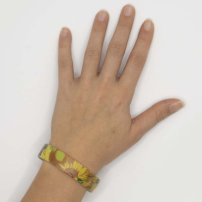 Art Bracelet, Sunflowers, van Gogh, 15mm