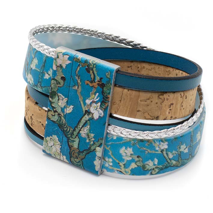 Art Bracelet, Blossom, van Gogh, 40 mm