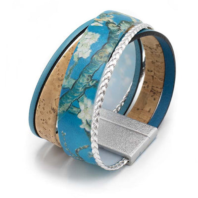 Art Bracelet, Blossom, van Gogh, 40 mm