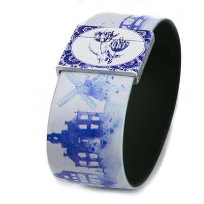 Art Bracelet, Holland landscape, 25mm