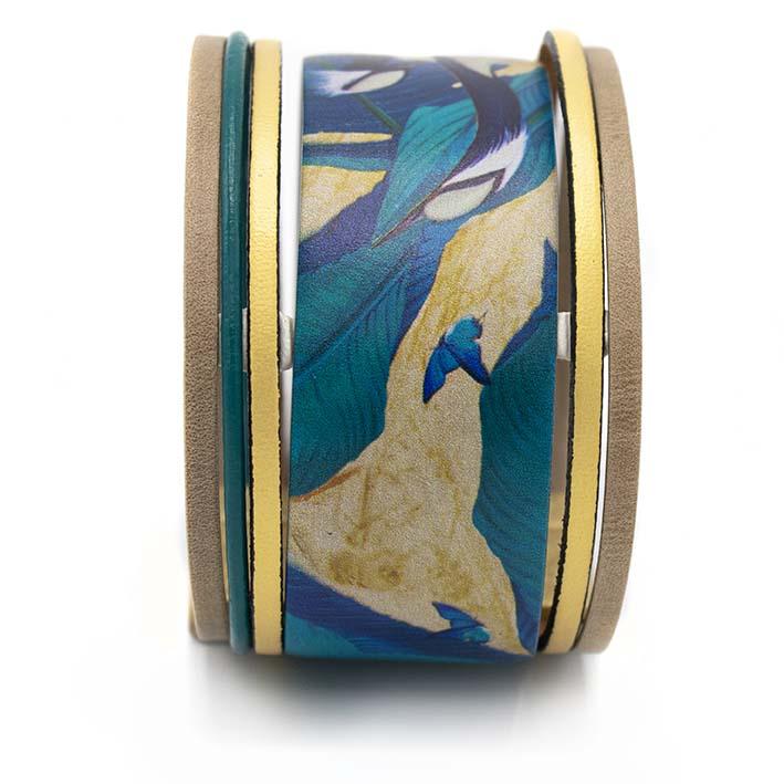 Art Bracelet, Jessie Arms Botke, Demoiselle Cranes, 40mm