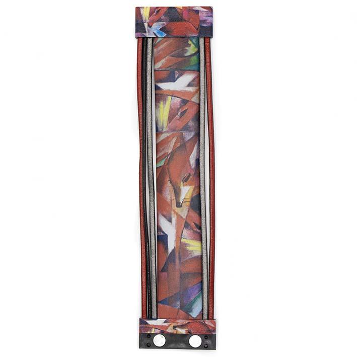 Art Bracelet, Franz Marc, Foxes, 40mm