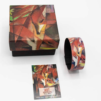 Art Bracelet, Franz Marc, Foxes, 25 mm