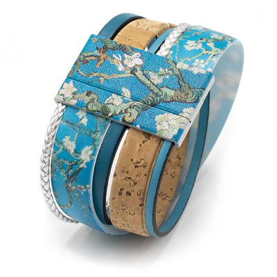 Art Bracelet, Blossom, van Gogh, 40 mm
