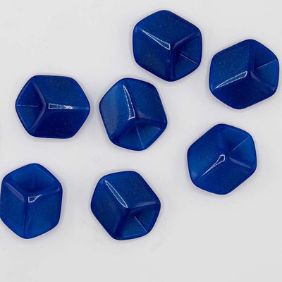 Cube hanger Azuur blauw Shiny