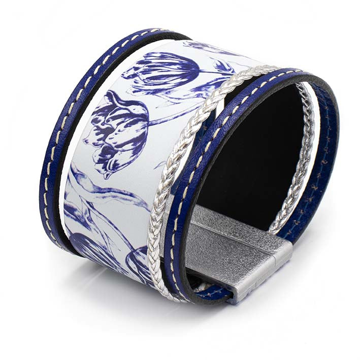 Art Bracelet, Dutch Tulips, 40 mm