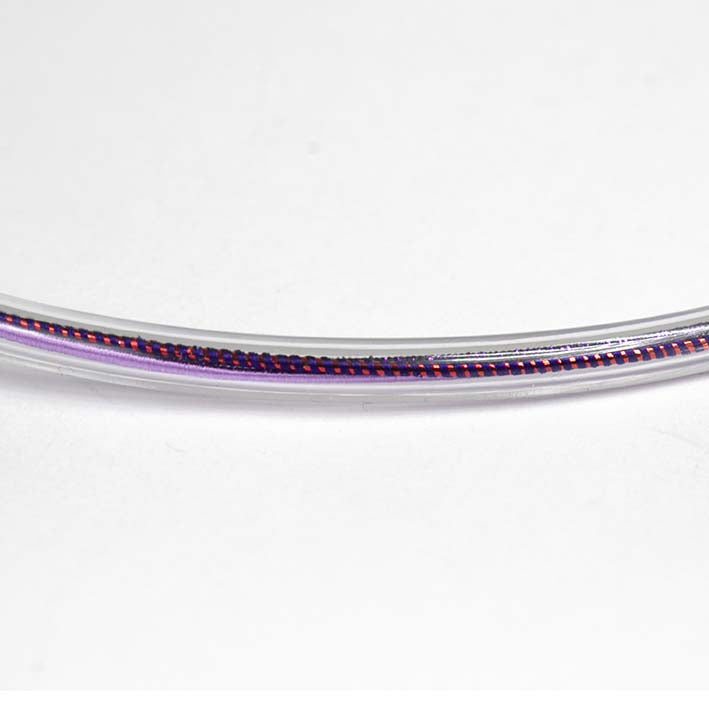 Rubber ketting, 1 LIJNS MIZUHIKI PURPLE